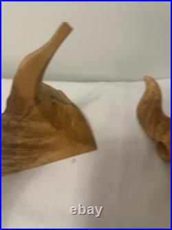 Horned Watcher -Burl/Manitoba Maple-Canadian Artisan-Jamie Russell-8.5x9x6.5