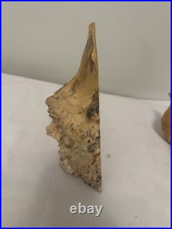 Horned Watcher -Burl/Manitoba Maple-Canadian Artisan-Jamie Russell-8.5x9x6.5