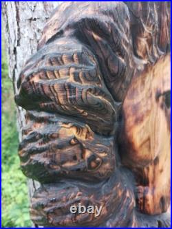 Horse Head Wood Sculptures County Rustic Folk Art Cypress Chainsaw Carving Horse Head Wood Sculptures County Rustic Folk Art Cypress Chainsaw Carving