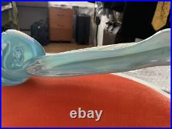 Hunt Slonem signed Opaline Blue BunnyPaid Over $11,000