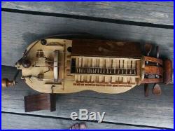 Hurdy Gurdy with wood carving Horse