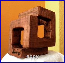 Infinite Balance Wood Carving Wooden Statue Unique Decoration