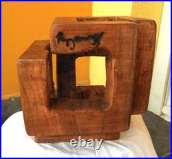 Infinite Balance Wood Carving Wooden Statue Unique Decoration