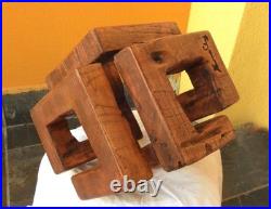 Infinite Balance Wood Carving Wooden Statue Unique Decoration