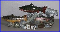 J Big Sky Carvers Masters Edition Woodcarving Fish Sculpture 481/1250 Statue