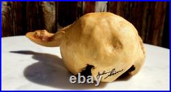 JOHN SIM b. INDONESIA d. 2018 OCALA, FL MASTER WOODCARVER GECKO RARE