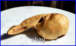 JOHN SIM b. INDONESIA d. 2018 OCALA, FL MASTER WOODCARVER GECKO RARE JOHN SIM b. INDONESIA d. 2018 OCALA, FL MASTER WOODCARVER GECKO RARE