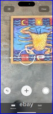 JUBILEE SQUARES Mardi Gras Vtg Frame Wood Hand Made Carved Crab Tony Krysinsky JUBILEE SQUARES Mardi Gras Vtg Frame Wood Hand Made Carved Crab Tony Krysinsky