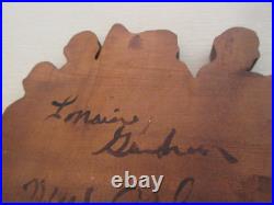 Jazz Musicians, New Orleans, Wood Carving, Artist Signed, 1992, L. Graham