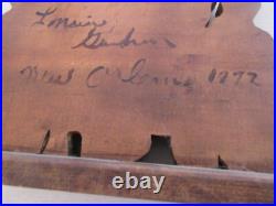 Jazz Musicians, New Orleans, Wood Carving, Artist Signed, 1992, L. Graham