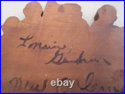 Jazz Musicians, New Orleans, Wood Carving, Artist Signed, 1992, L. Graham