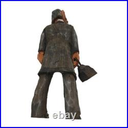 Jes Gurule Santa Fe Artist Wood Carving Doctor Figurine Decor Signed
