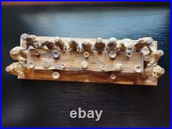 Jesus Last Supper Hand Carving Sculpture Olive Wood Disciples Religious Art