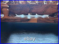 Jesus Last Supper Hand Carving Sculpture Olive Wood Disciples Religious Art