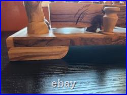 Jesus Last Supper Hand Carving Sculpture Olive Wood Disciples Religious Art