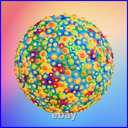 Jubulation in Color Drops Painting 8x 8x 5