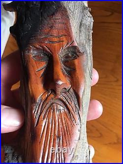 Junior Cobb Tree Spirit Singed Carving