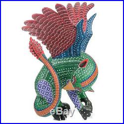 LARGE GRIFFIN Oaxacan Alebrije Wood Carving Mexican Folk Art Sculpture Painting