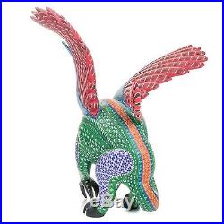 LARGE GRIFFIN Oaxacan Alebrije Wood Carving Mexican Folk Art Sculpture Painting