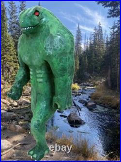 LIZARD MAN of Scape Ore Swamp, South Carolina-My 12cryptid wood carving