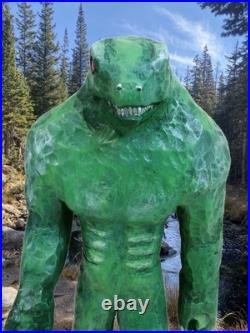 LIZARD MAN of Scape Ore Swamp, South Carolina-My 12cryptid wood carving