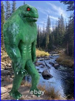LIZARD MAN of Scape Ore Swamp, South Carolina-My 12cryptid wood carving