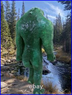 LIZARD MAN of Scape Ore Swamp, South Carolina-My 12cryptid wood carving