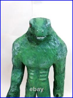LIZARD MAN of Scape Ore Swamp, South Carolina-My 12cryptid wood carving