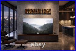Large Abstract Wood Wall Art 37 Modern Sculptural Relief Architectural Decor 3D