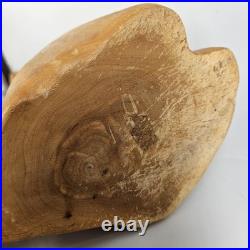 Large Mid Century Modern Abstract Hand Carved Cypress Knee Wood Family Sculpture