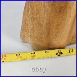 Large Mid Century Modern Abstract Hand Carved Cypress Knee Wood Family Sculpture