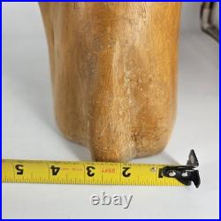 Large Mid Century Modern Abstract Hand Carved Cypress Knee Wood Family Sculpture