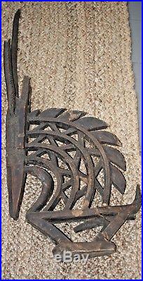 Large West African Carved Wood Bamana Chiwara Antelope Headdress Sculpture