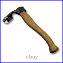 Large Wood Carving Adze Curved Sharp Blade Hand Forged Woodworking Spoon Tool