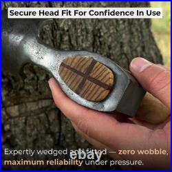 Large Wood Carving Adze Curved Sharp Blade Hand Forged Woodworking Spoon Tool