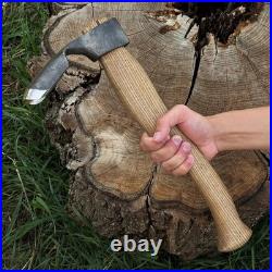 Large Wood Carving Adze Curved Sharp Blade Hand Forged Woodworking Spoon Tool