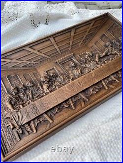Last supper religious carved wall art easter gift wood carvings art work Last supper religious carved wall art easter gift wood carvings art work