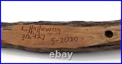 Lewis Holloway Master Woodcarver Unique OOAK Hand Carved Wood Spirit Signed