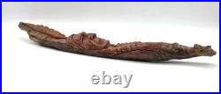 Lewis Holloway Master Woodcarver Unique OOAK Hand Carved Wood Spirit Signed