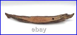 Lewis Holloway Master Woodcarver Unique OOAK Hand Carved Wood Spirit Signed