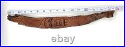 Lewis Holloway Master Woodcarver Unique OOAK Hand Carved Wood Spirit Signed