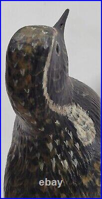 Life like 1979 Wood Decoy Carving of a Golden Plover by Richard Watson, Michigan