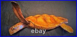 Logger Head Sea Turtles Wood Carving/Sculpture Wall ART Single or Pair Logger Head Sea Turtles Wood Carving/Sculpture Wall ART Single or Pair