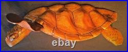 Logger Head Sea Turtles Wood Carving/Sculpture Wall ART Single or Pair Logger Head Sea Turtles Wood Carving/Sculpture Wall ART Single or Pair