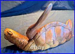 Logger Head Sea Turtles Wood Carving/Sculpture Wall ART Single or Pair Logger Head Sea Turtles Wood Carving/Sculpture Wall ART Single or Pair