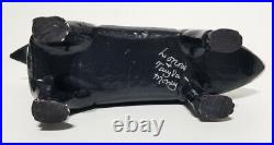 Lonnie & Twyla Money Folk Art Skunk Wood Carving Sculpture