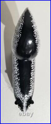 Lonnie & Twyla Money Folk Art Skunk Wood Carving Sculpture