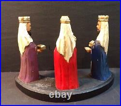 Los Tres Reyes Magos (Three Wise Men) Puerto Rican Folk Art Ponce