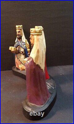 Los Tres Reyes Magos (Three Wise Men) Puerto Rican Folk Art Ponce