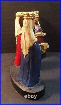 Los Tres Reyes Magos (Three Wise Men) Puerto Rican Folk Art Ponce